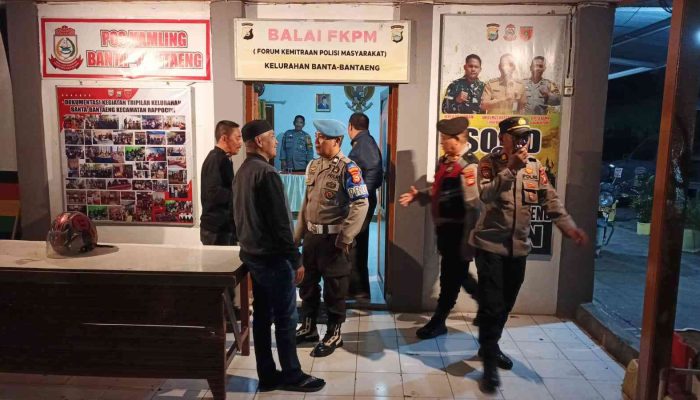 Tim Patroli KRYD Sambangi Balai FKPM Banta-Bantaeng, Perkuat Sinergi Jaga Kamtibmas