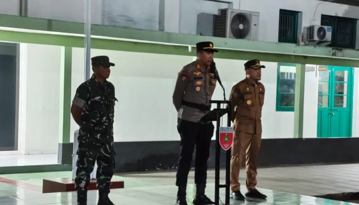 TNI-Polri Gelar Apel Gabungan dan Patroli Malam, Antisipasi Gangguan Kamtibmas di Makassar