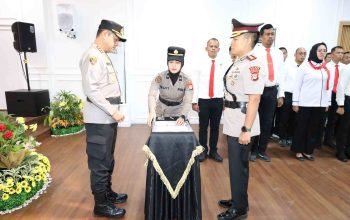 Polrestabes Makassar Gelar Upacara Penyerahan Jabatan Kasat Reskrim