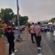 Kapolsek Rappocini Bersama Jajaran Pantau dan Amankan Aksi Unjuk Rasa hingga Malam Hari