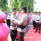 Kapolrestabes Makassar Sambut Penyambutan Kapolda Sulsel dan Upacara Serah Terima Pataka Pallawa Lipu