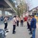 Wakapolsek Rappocini Pimpin Pengamanan dan Pengawalan Aksi Unjuk Rasa di Kantor DPRD Makassar