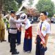 Kapolrestabes Makassar Pimpin Upacara di SMPN 25, Tekankan Disiplin, Anti-Bullying dan Bahaya Narkoba